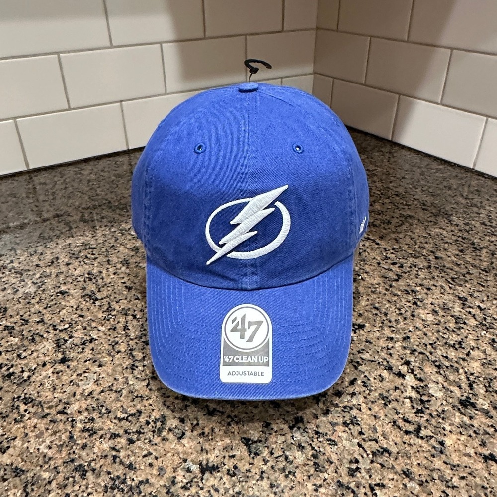 Tampa Bay Lightning '47 Clean Up Hat Adjustable Blue NHL Hat